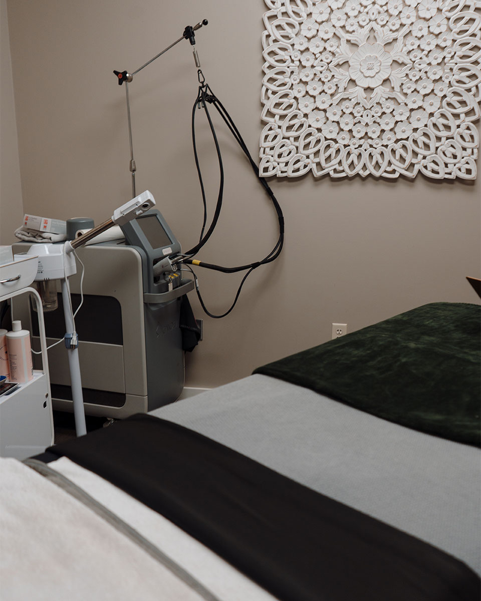 laser skincare room